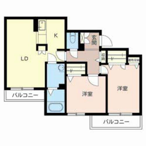 ベレオ東加古川 間取り図