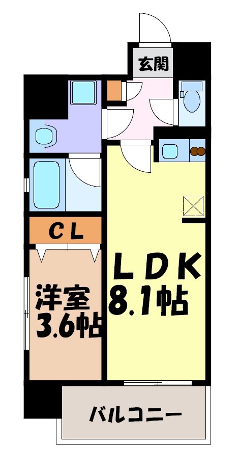 カレント茶屋が坂 間取り図