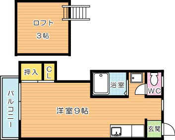 シティベール楠木Ⅲ 間取り図