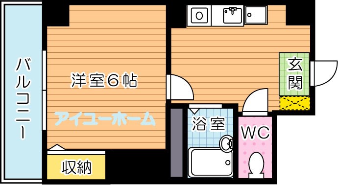 マンション葉山自由ヶ丘 303号室 間取り