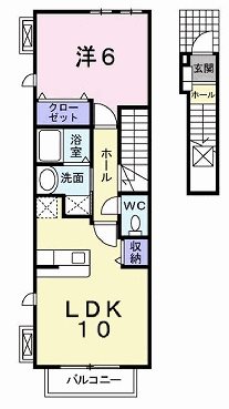 ジェルメ　フレーシュ 間取り図