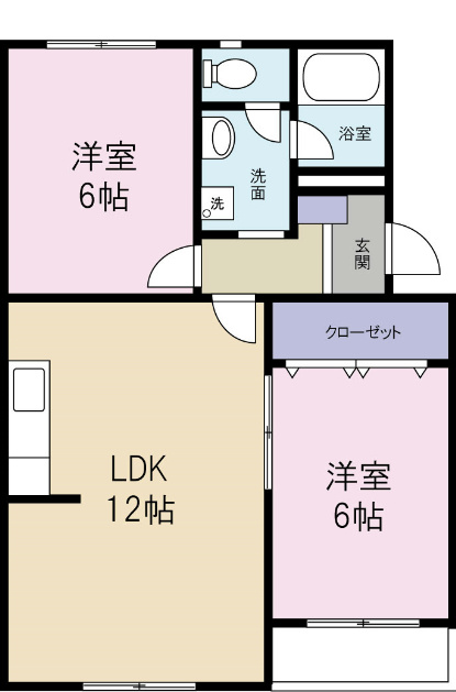 ラフィーネK 間取り図