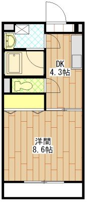 メゾンカネブン 間取り図