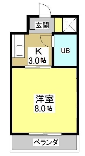 フラット・サンパティーク 間取り図