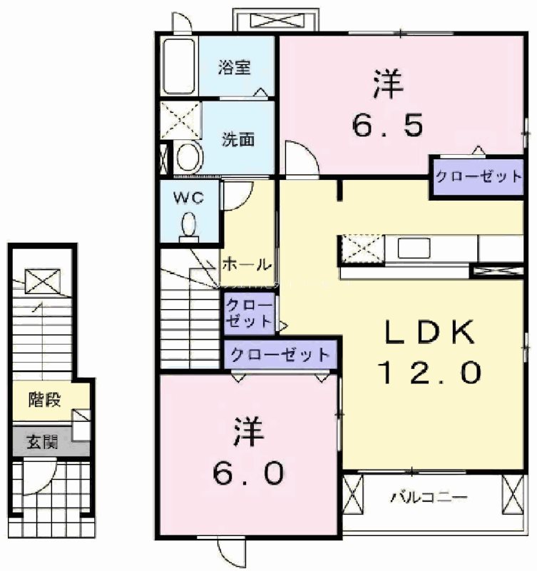パルムドール 間取り図