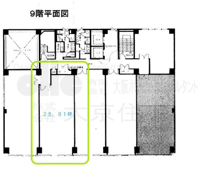 八尾駅前嶋野・住友生命ビル 間取り