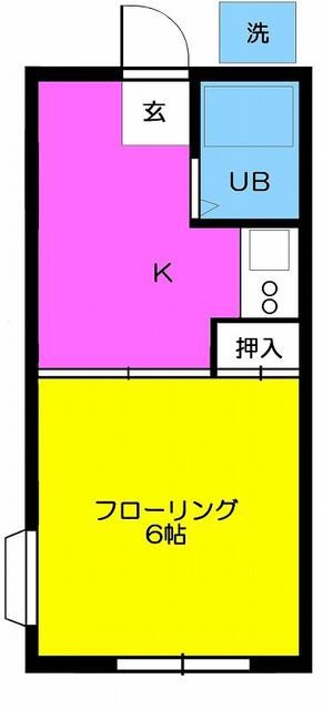 富士見台ハイツ  間取り