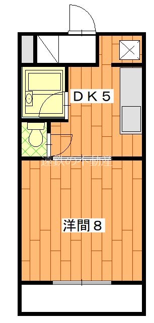 マンションハーヴェスト 202号室 間取り