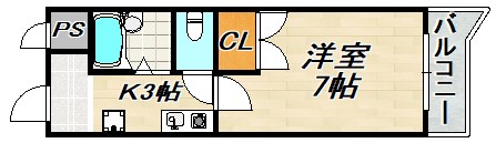セグンド・エビスヤ 間取り図