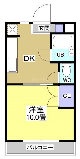 ローランギャロス 間取り図