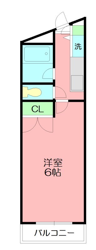 ユースフル伊勢原 204号室 間取り