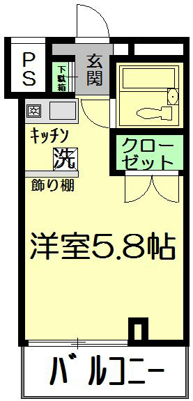 Ｔ＆Ｓ 303号室 間取り