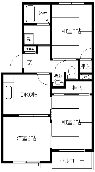 ハイツリヴァアベニュー 間取り