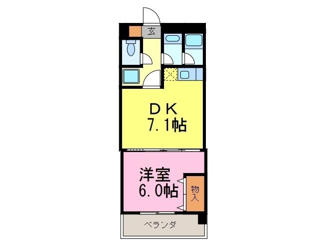 マリンキャッスル新舞子  間取り図