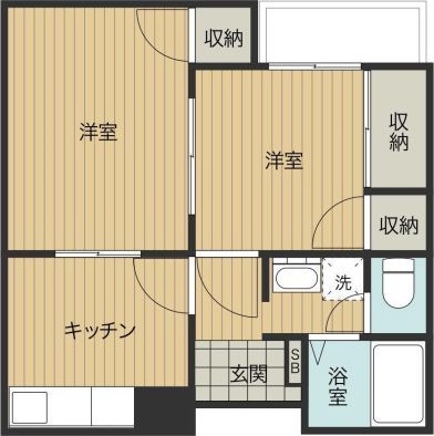 山王ハイツ 間取り