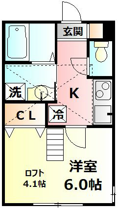 CASA　ORISE　Ⅰ  間取り