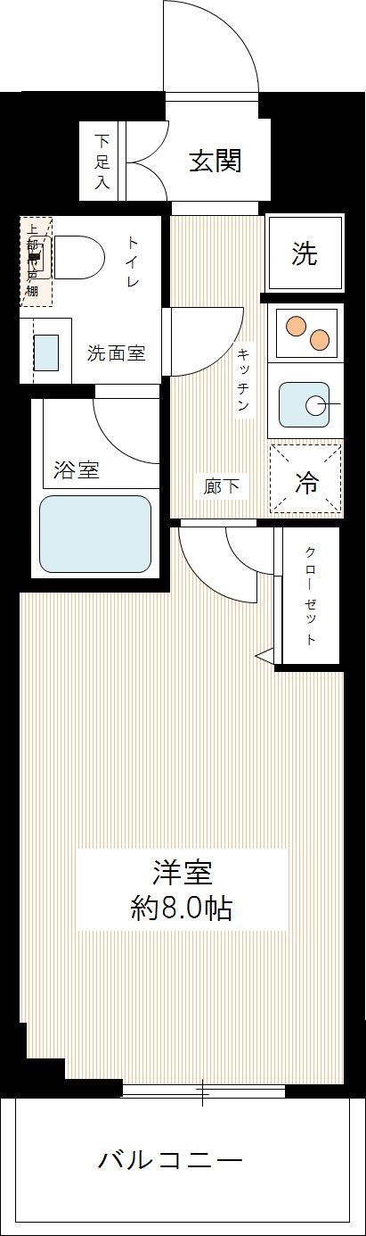 ＨＹ’ｓ ｃｒｅｃｅｒ 清澄白河 0315号室 間取り