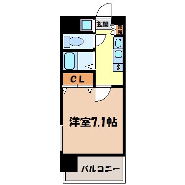 プレサンス名古屋STATIONアブソリュート 間取り図