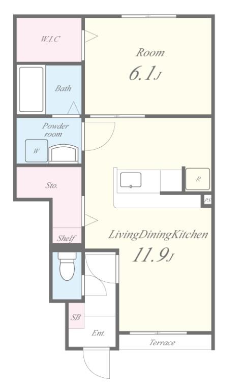 ロイヤル･シャトー・M 103号室 間取り
