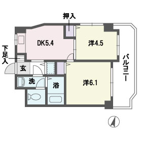 アヴァンセ平尾 間取り