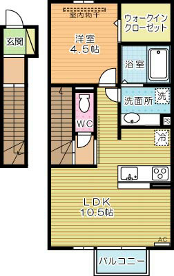 ル・メイユール・スーヴニール 205号室 間取り
