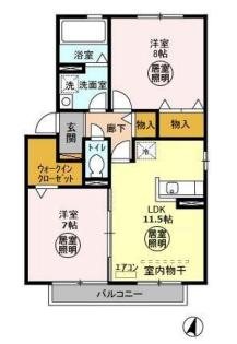 ロイヤルスクエアＣ 間取り