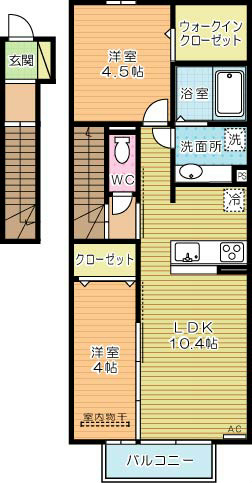 ル・メイユール・スーヴニール 207号室 間取り