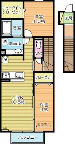 ル・メイユール・スーヴニール 208号室 間取り