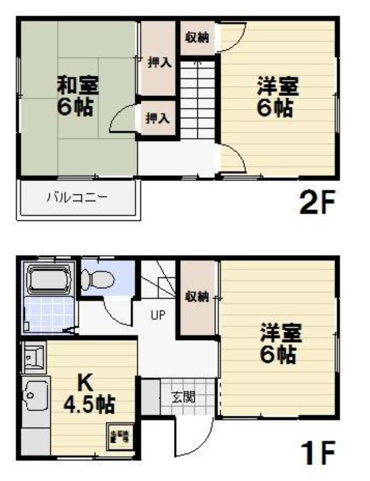 ガーデンハウス田浦町６ 間取り図
