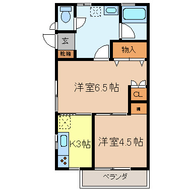青井邸一階 間取り