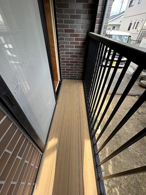 青井邸一階 ベランダ
