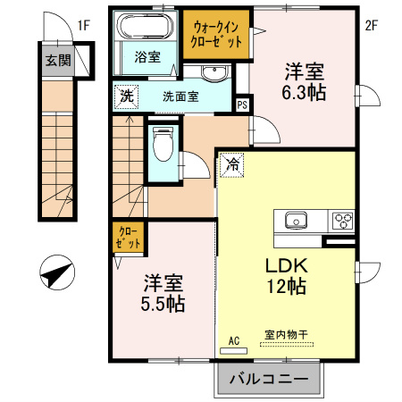 アバンツァート長砂　B棟  間取り図