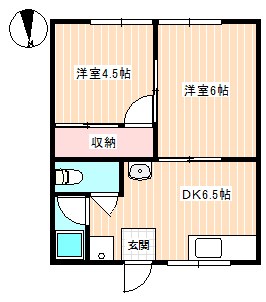 コーポふじ 間取り
