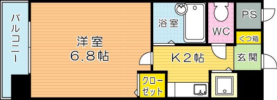 ライオンズマンション小倉駅南第３ 202号室 間取り