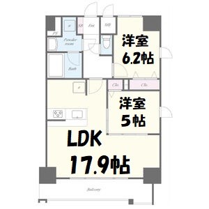 トレヴィ高岳 間取り
