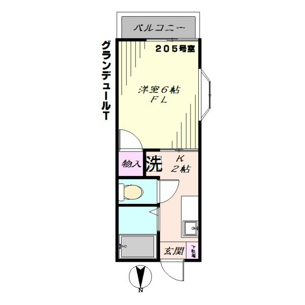 グランデュールＴ 間取り