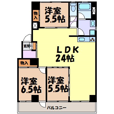 ON AND ON 間取り図