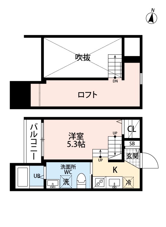 Beautiful六本松 間取り