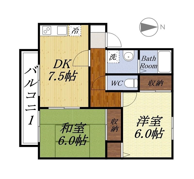 アムール・ヴィルＡ 間取り