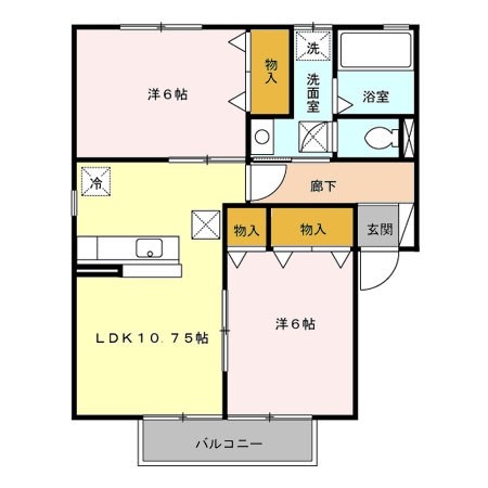 あきの・グリーンスクエア 間取り