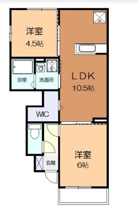 リバーサイドエハラC 間取り