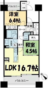 ベレーサ鶴舞公園 間取り図