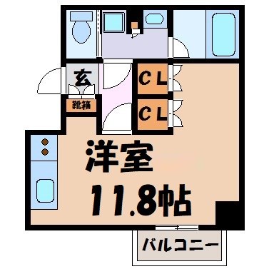 カスタリア栄 間取り図