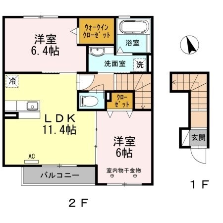 カーサ・フェリーチェ 間取り図