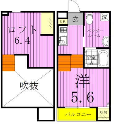 INDEPENDENCE 101号室 間取り