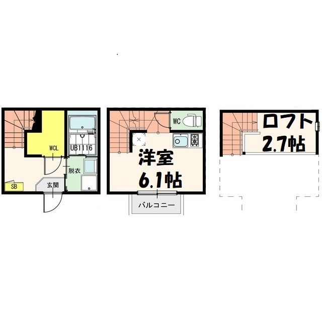 GiftⅠ 間取り図