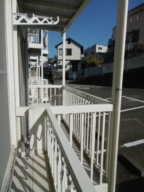 青木ハイツＡ棟 ベランダ