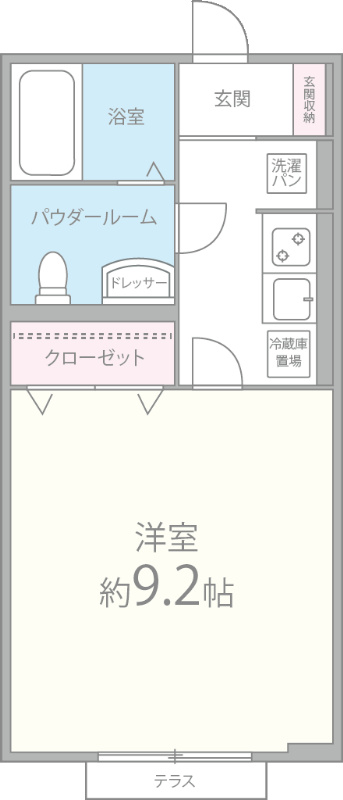 シェ・ソワ・シラユキ 間取り図