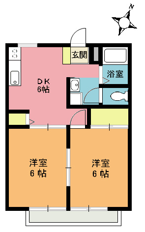 グリューネハイムⅠ 間取り
