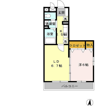 トゥールフルール 間取り図